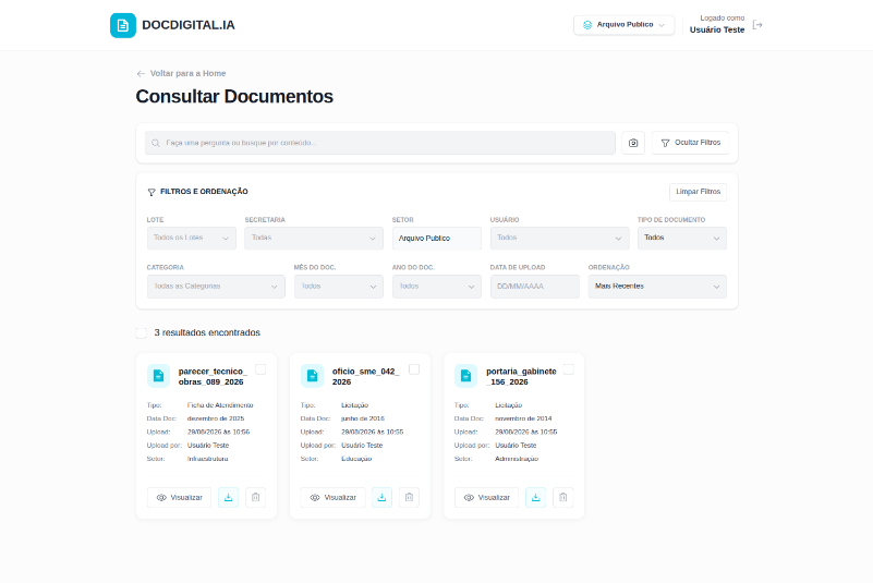 Busca de Documentos